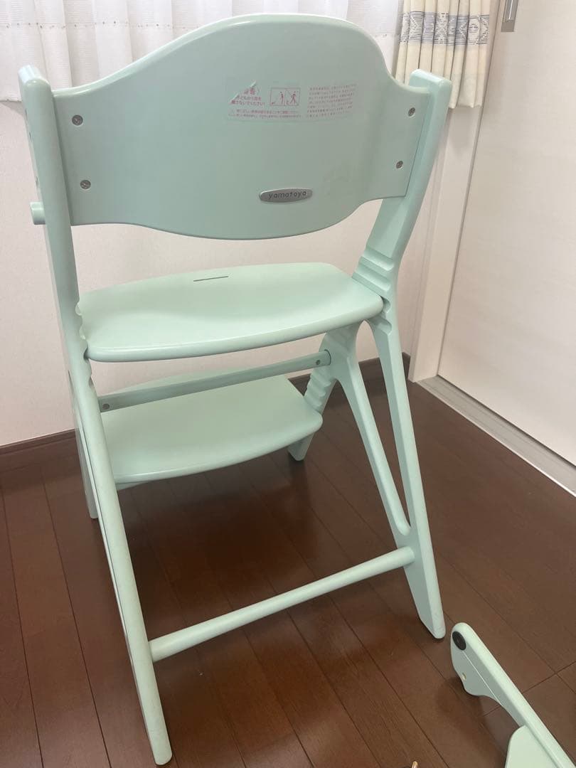 LOT番号1588大和屋 アップルチェア ベビーチェア テーブル ハーブグリーン