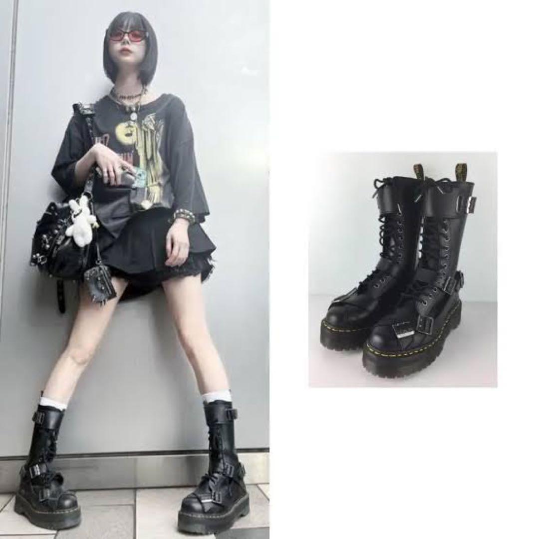 あのちゃん着用 1914 QUAD STRAP Dr.Martens 厚底 - メルカリ