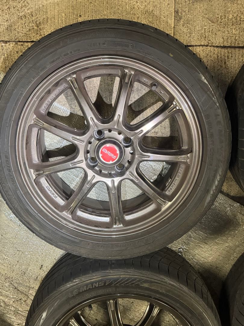 RAYS グラムライツ 57G 16×6.5J＋38 4穴 pcd100