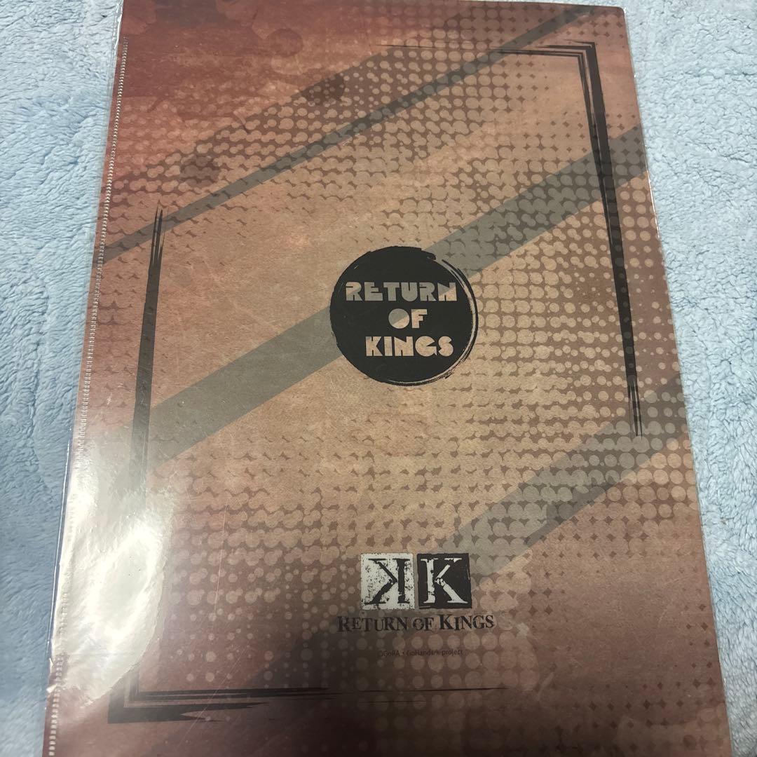 周防尊＆草薙出雲＆十束多々良 クリアファイル K RETURN OF KINGS