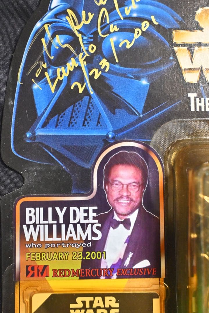 ランド•カルリジアン役 ビリー・ディー・ウィリアムズ氏サイン入り