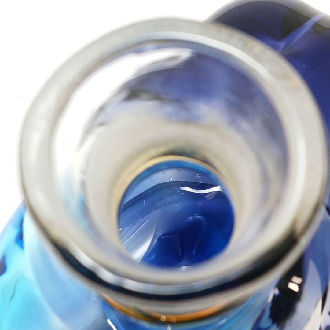 Y2293-62 津軽びいどろ 秋村実 色ガラス デキャンタ 飾瓶 #1 - メルカリ