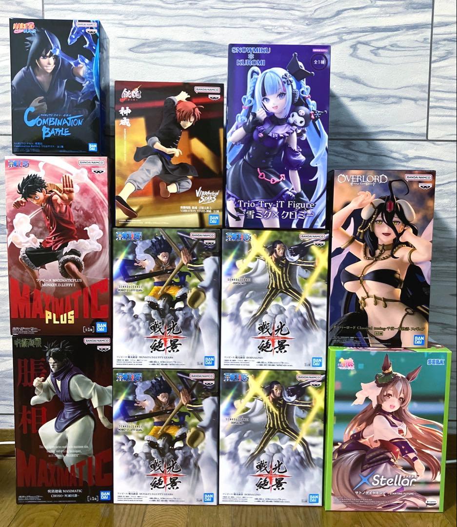 プライズフィギュアまとめ売り ルフィ・脹装・雪ミク など 12点