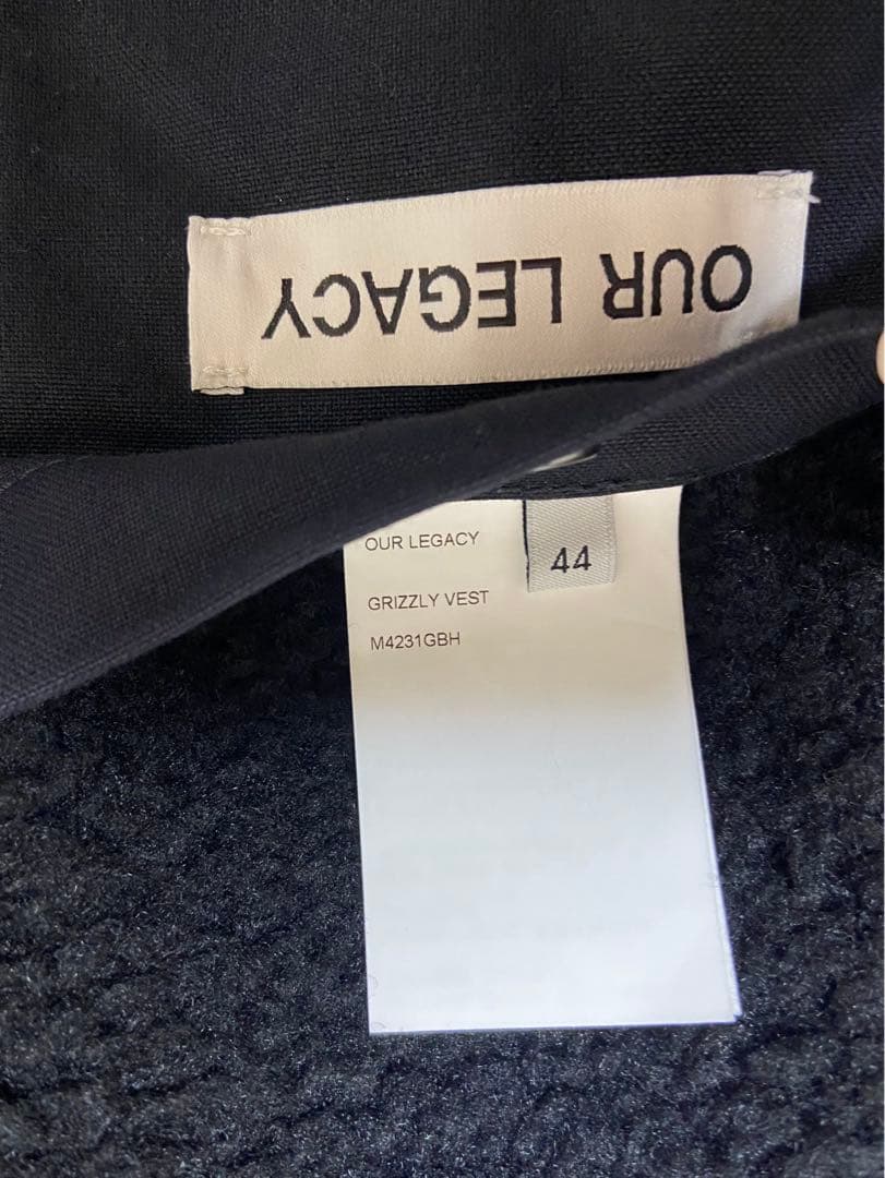 OUR LEGACY 23AW GRIZZLY VEST 44