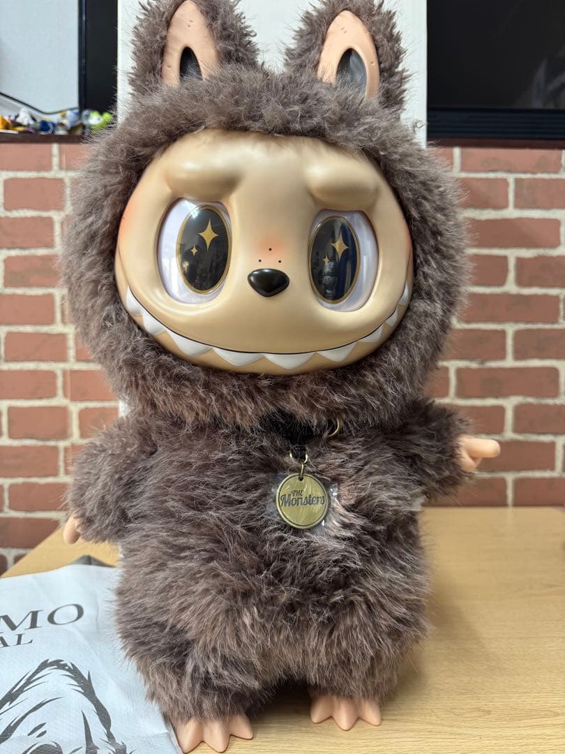 ZIMOMO 特大 58cm ジモモ 茶色 ラブブ - メルカリ