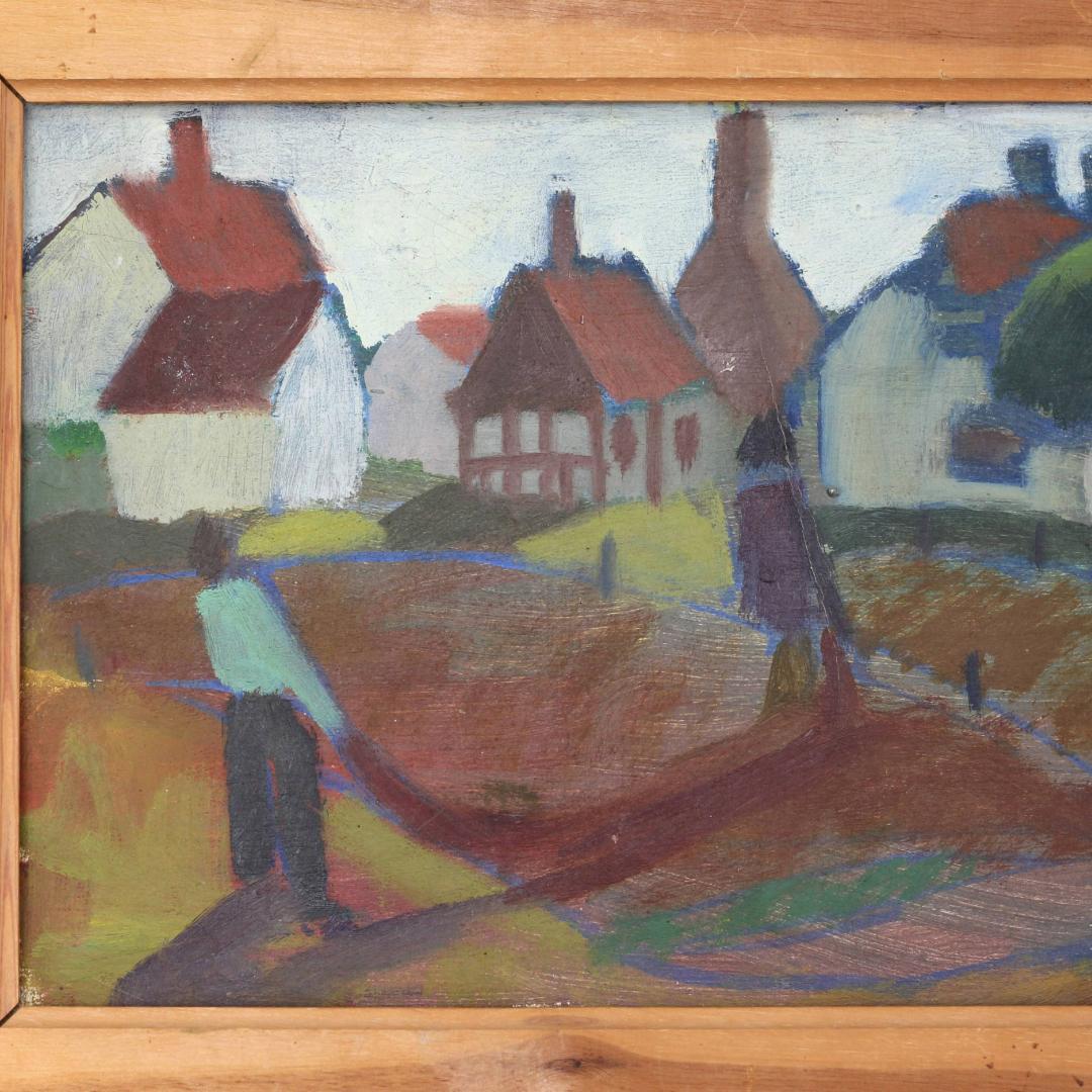 超貴重・一点物】エリックホグラン Erik Hoglund 油彩画 北欧アート