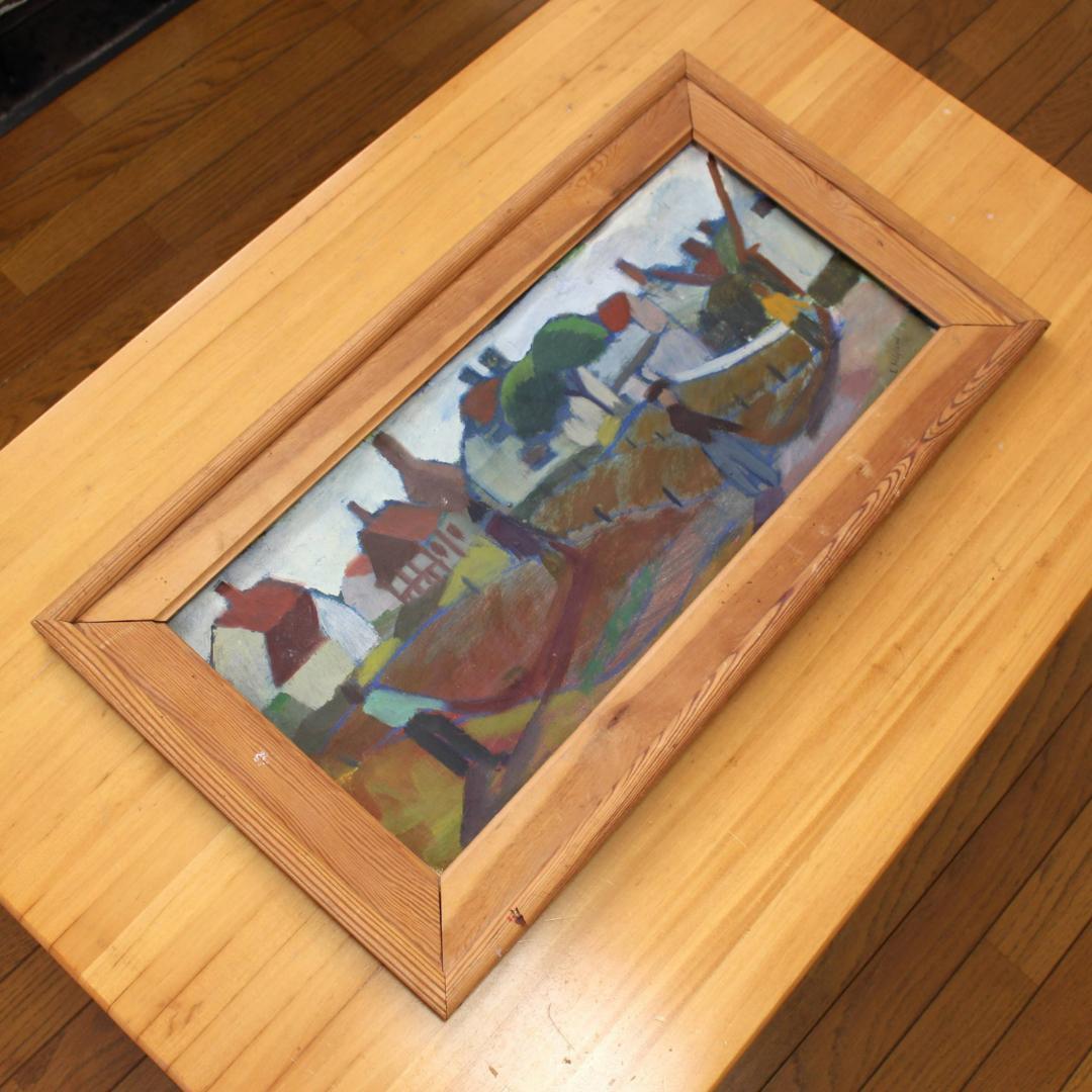 超貴重・一点物】エリックホグラン Erik Hoglund 油彩画 北欧アート