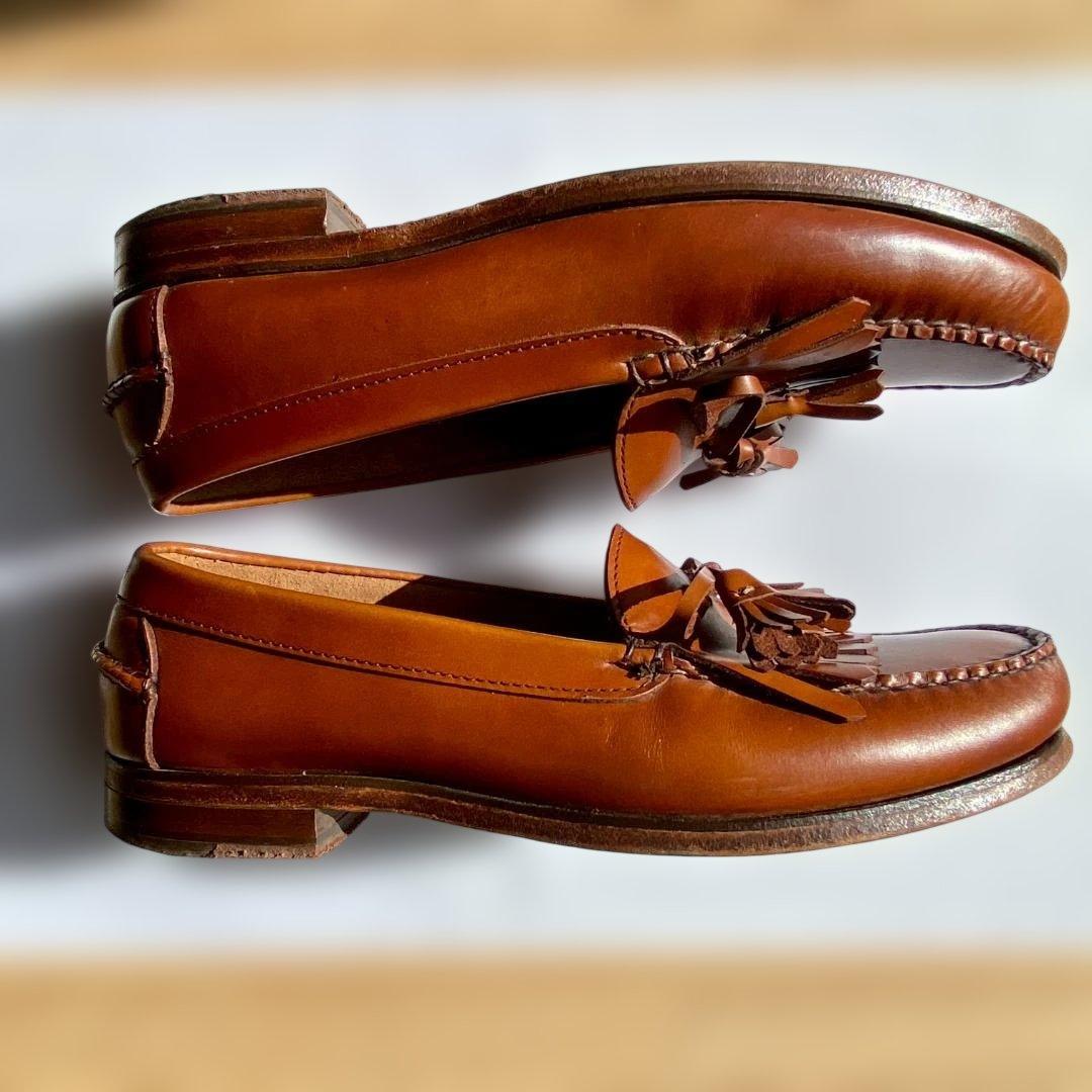 ☆USA製 ラルフローレン☆ タッセル フリンジ ローファー US8.5