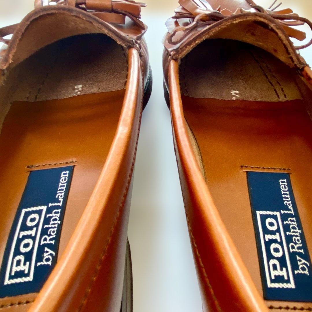 ☆USA製 ラルフローレン☆ タッセル フリンジ ローファー US8.5