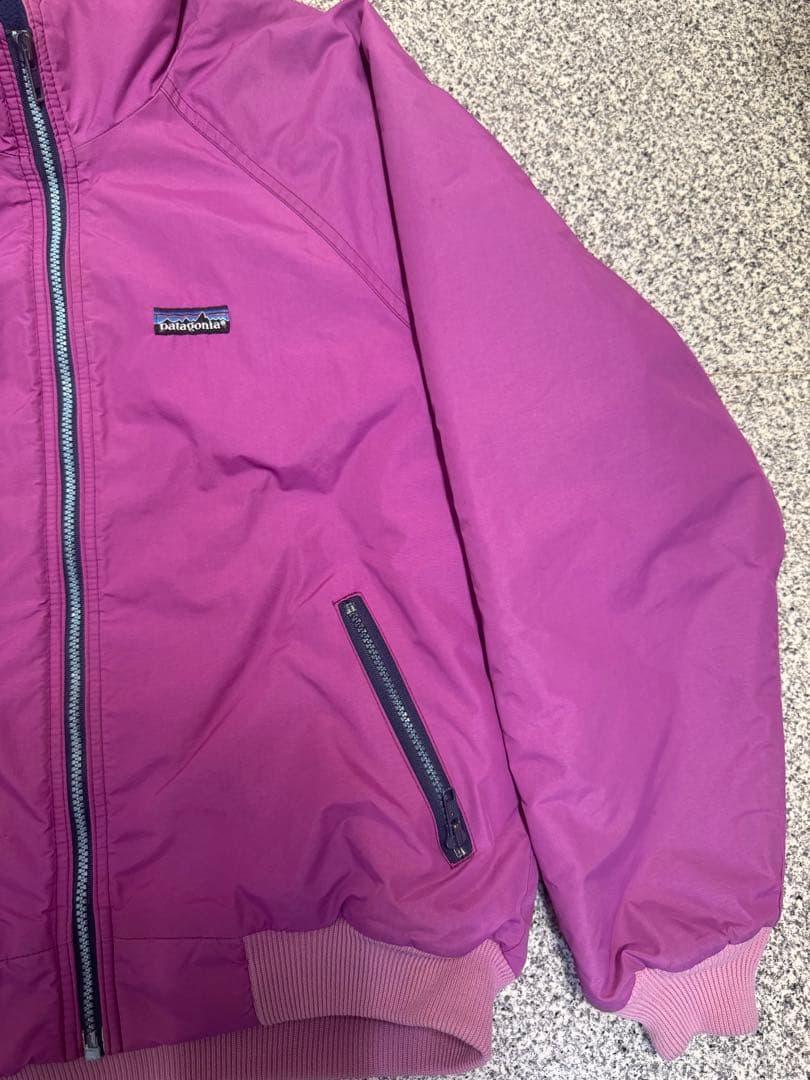 80s USA製 パタゴニア シェルドシンチラ ピンク S 三角タグ 希少