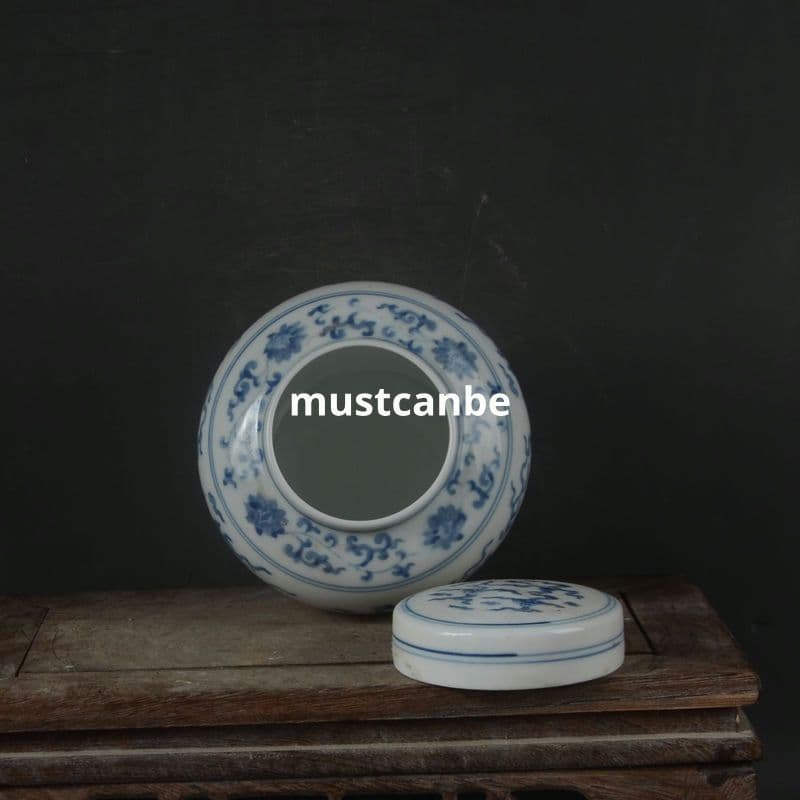 青麒麟紋天字壺 景徳鎮 陶磁器 装飾品 現代工芸品 美術