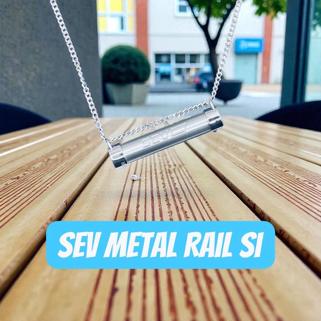 SEVメタルレールSiネックレス サイズ4段階調節40/45/50/55cm - メルカリ