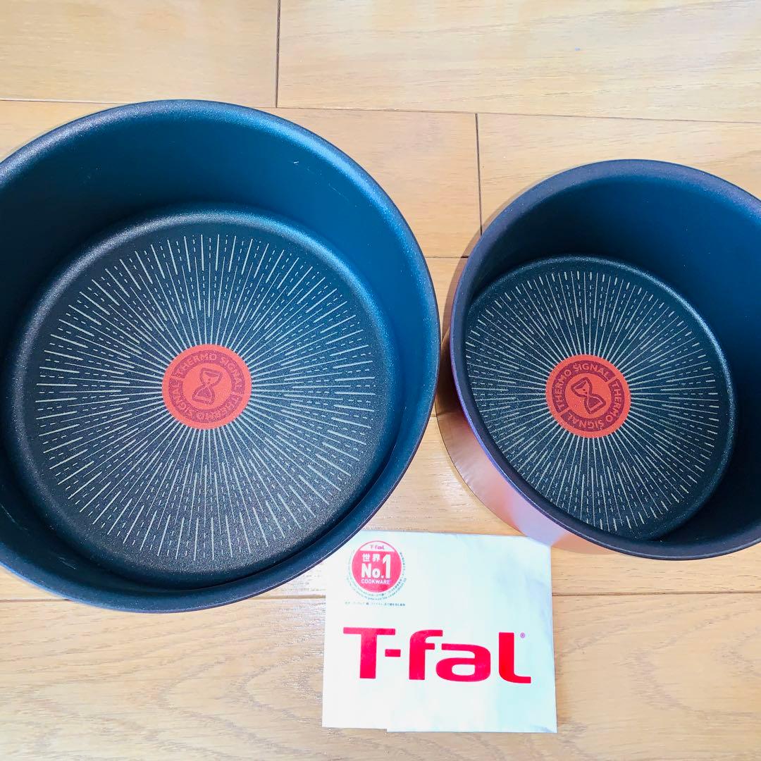 ティファール ソースパン16cm×3 20cm×6 22cm蓋 ルージュIHガス - 調理