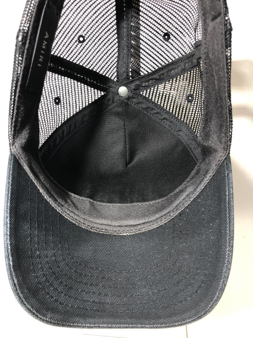 わっさん様 本物 AMIRI ブラック キャップ CORE LOGO - メルカリ