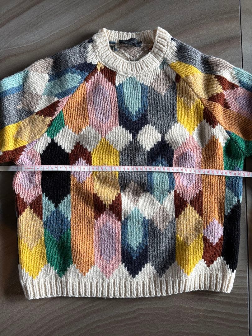 PRADA 18aw 2017aw 幾何学模様 総柄 ニット セーター - メルカリ
