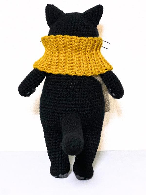 eri35様お取置き】いっしょにおでかけ♪黒猫さんのあみぐるみ - メルカリ