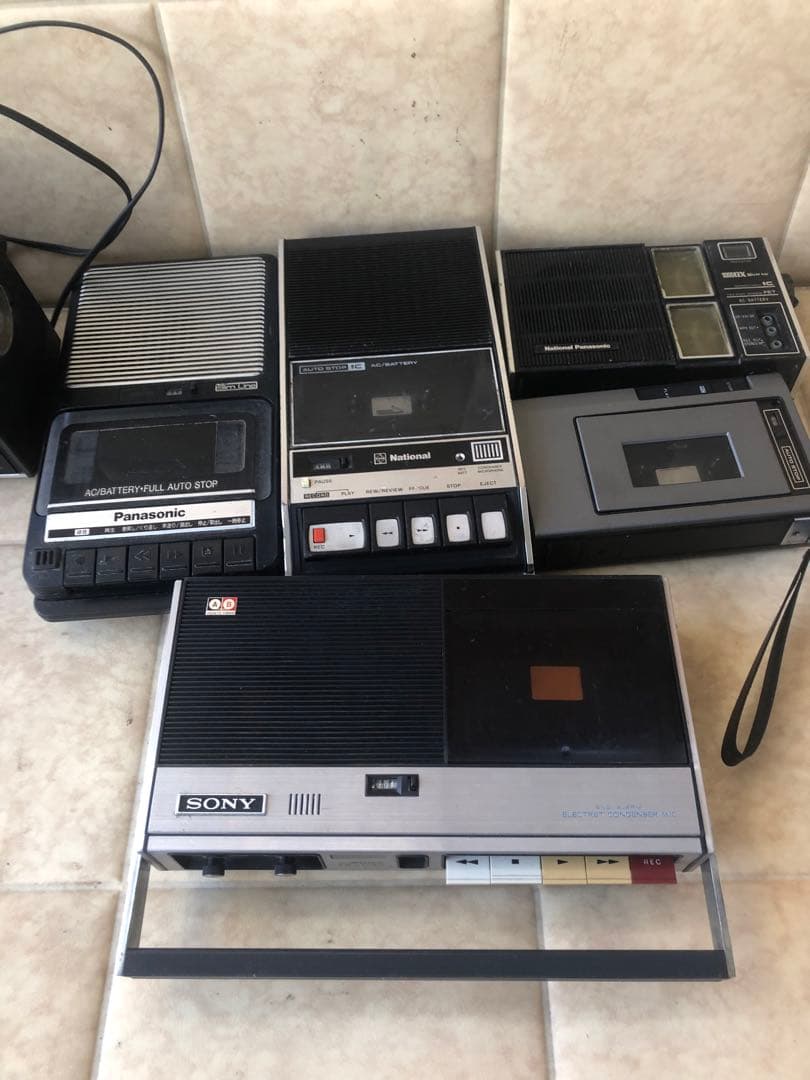 SONYカセットテープレコーダTC‐1150などまとめ5台ジャンク(G20) - メルカリ