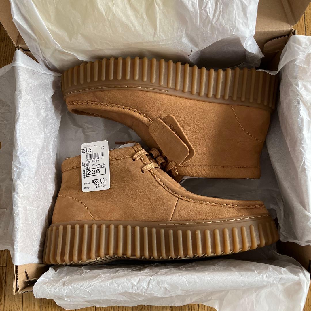 Clarks Premium Torhill Moss 24.5cm モカシン