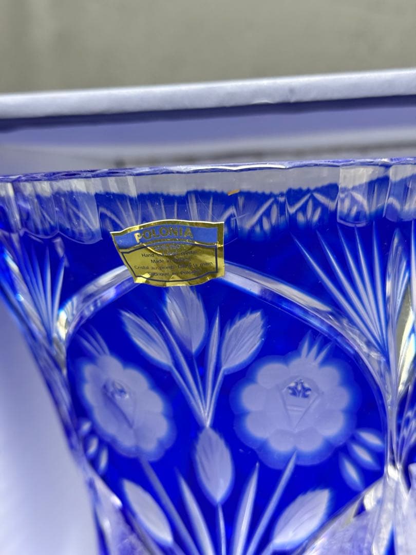 【ポーランド製 POLONIA クリスタル花瓶】色被せ切子 高さ24cm 美品 2026年最新】Yahoo!オークション -poloniaの中古品・新品・未使用品一覧