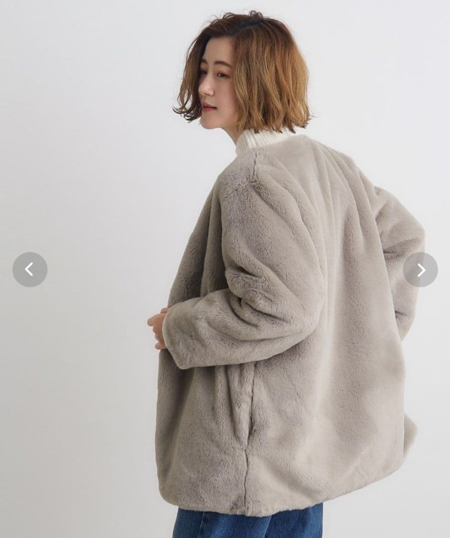 トープ 撥水 4way フェイクファーライナー ロング マンパ - メルカリ