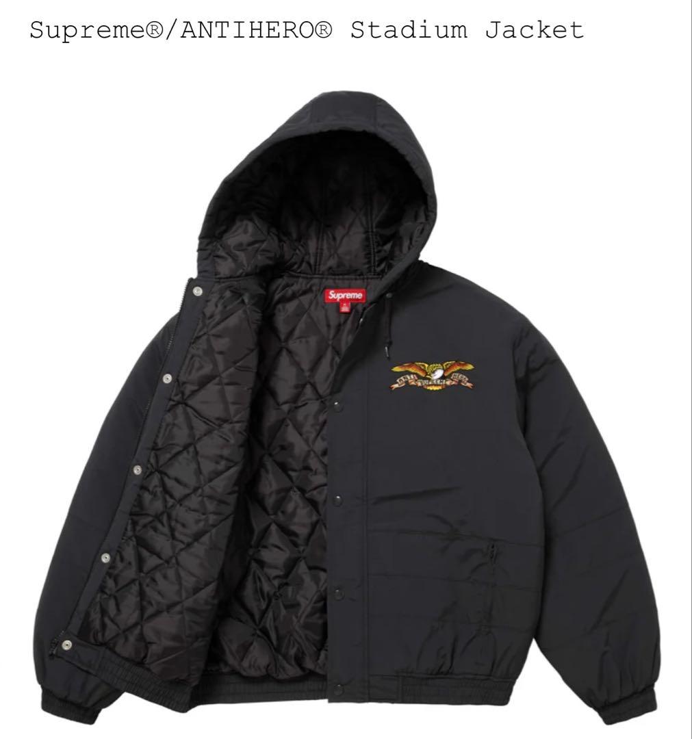 新品 Supreme ANTI HERO Stadium Jacket L - メルカリ
