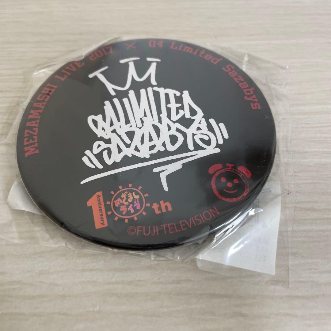 新品未開封】04 Limited Sazabys 缶バッジ めざましライブ - メルカリ