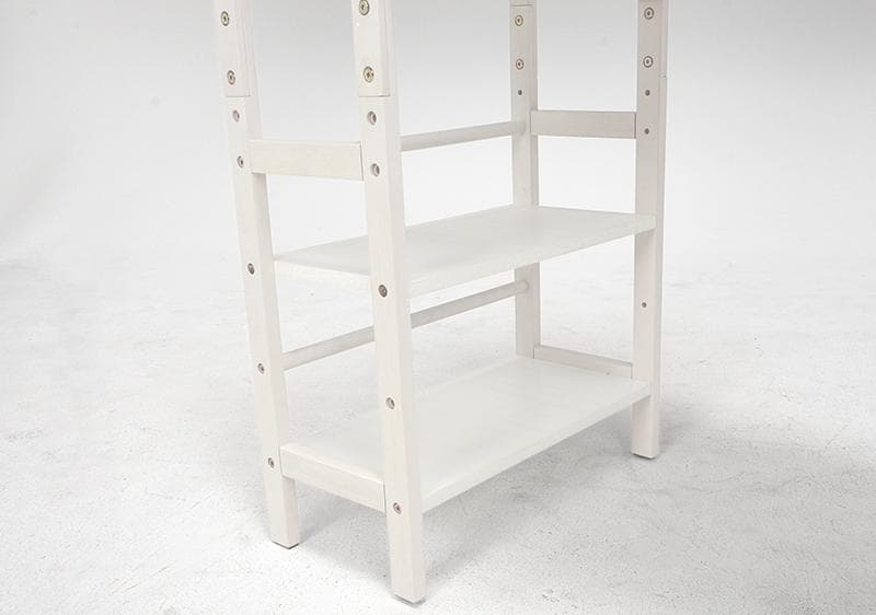 ルリアン様専用 棚付き ワークデスク ホワイト 勉強机 収納 幅120