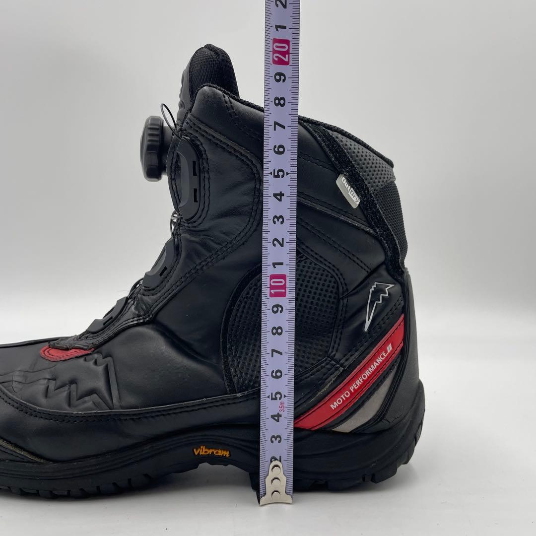 クシタニ アドーネシューズ　K-4577 25.5cm 黒赤