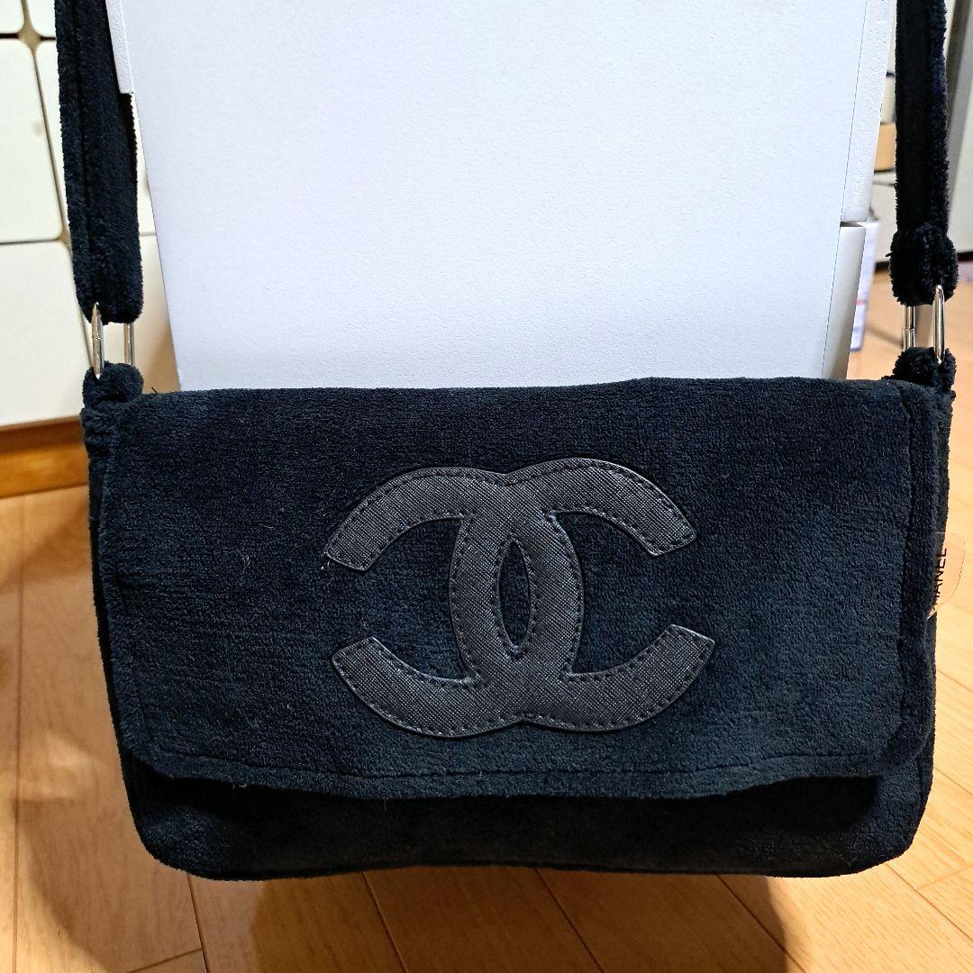 CHANEL ブラック ショルダーバッグ ノベルティ パイル - メルカリ