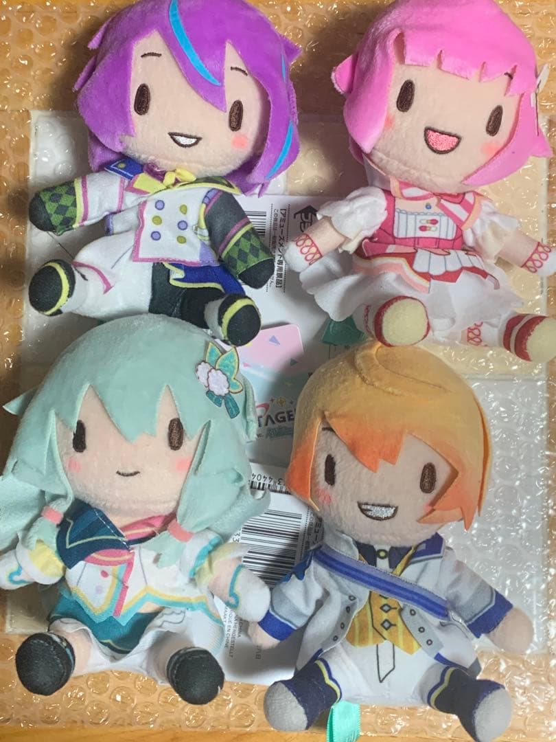 プロジェクトセカイ　プロセカ　ふわぷちミニぬいぐるみ　全4種　③ プロジェクトセカイ カラフルステージ！ feat. 初音ミク ふわぷち ミニ