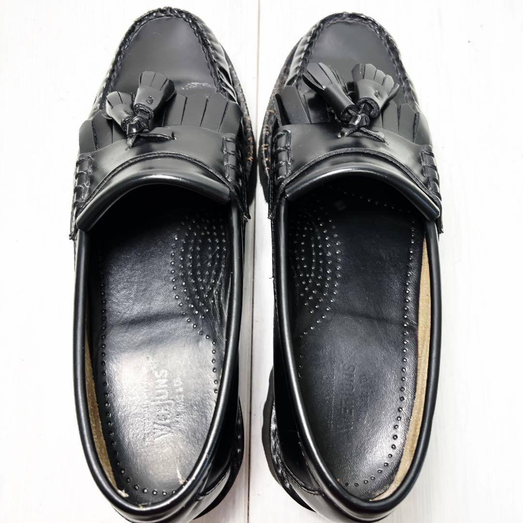 【人気】✨G.H.BASS ローファー 23㎝ 厚底　タッセルローファー