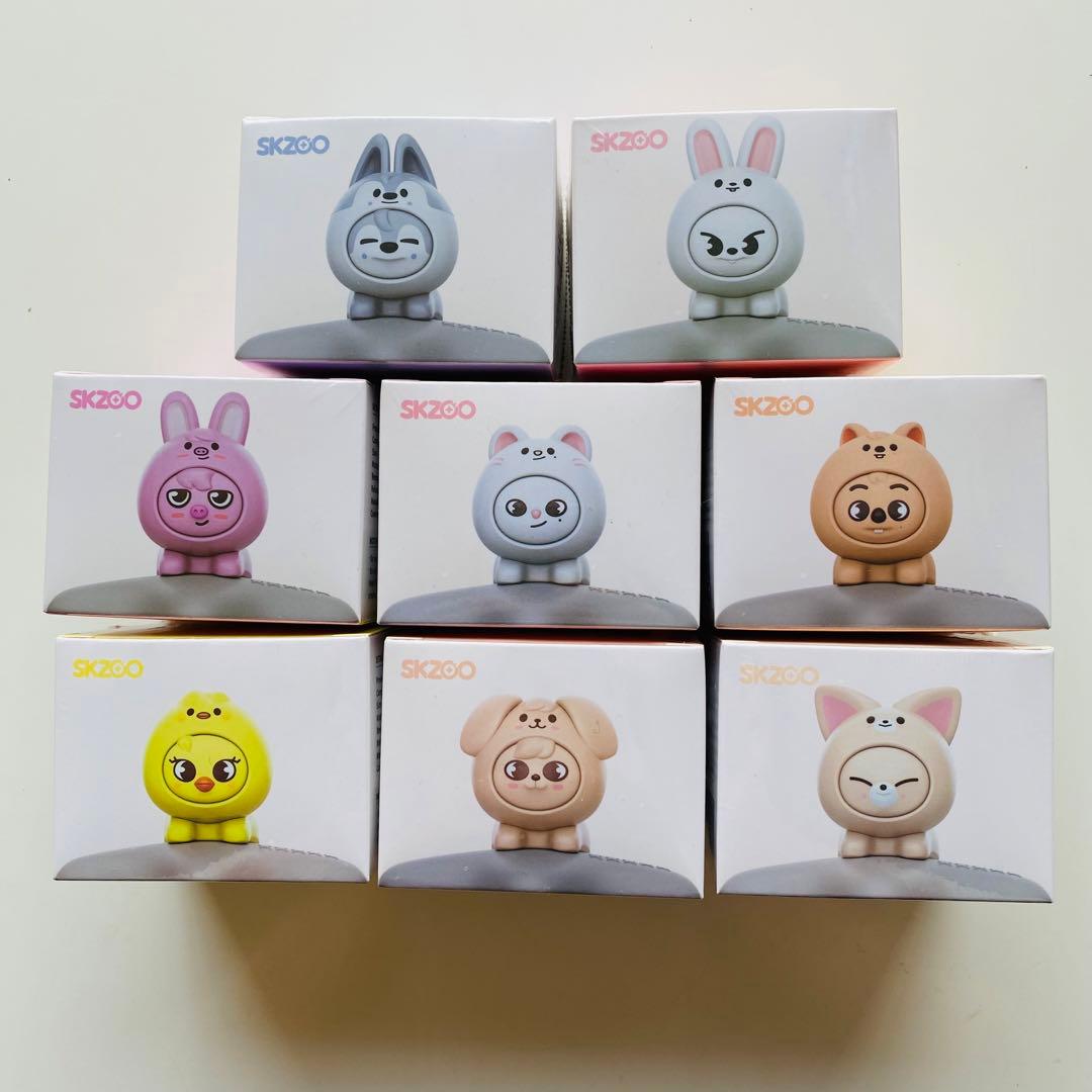 最終値下 新品未開封 StrayKids SKZOO ミニフィギュア 8体セット Skzoo 3D Figure, OT8, Skzoo Collectible, Stray Kids Gift, SKZ