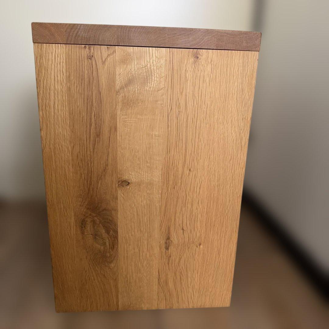 日本ベッド ナラ材 無垢材 ナイトテーブル サイドテーブル