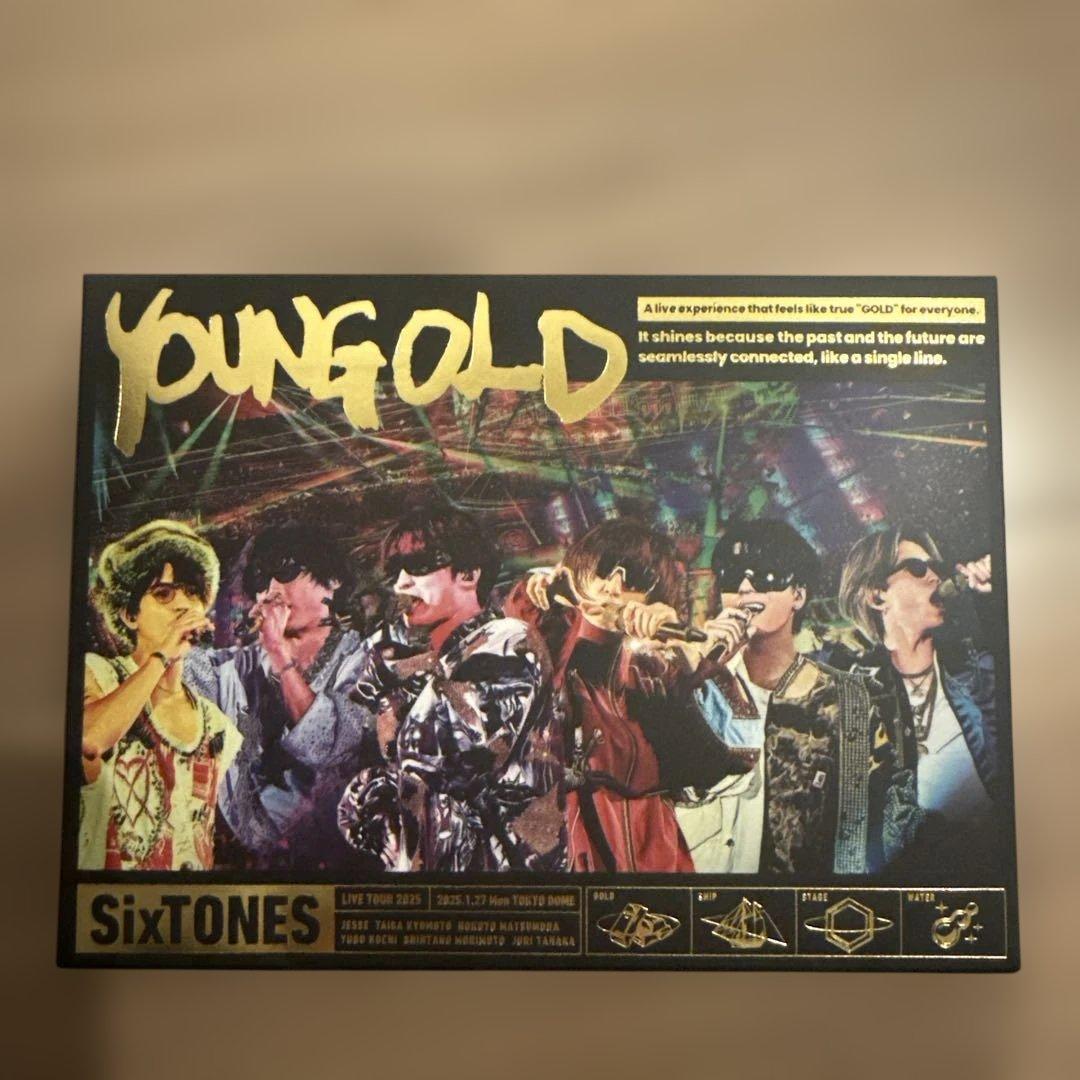 ミュージック SixTONES Young Gold Live Tour2025 SixTONES、5大ドームツアー【YOUNG OLD】の映像作品が2025年11月音楽