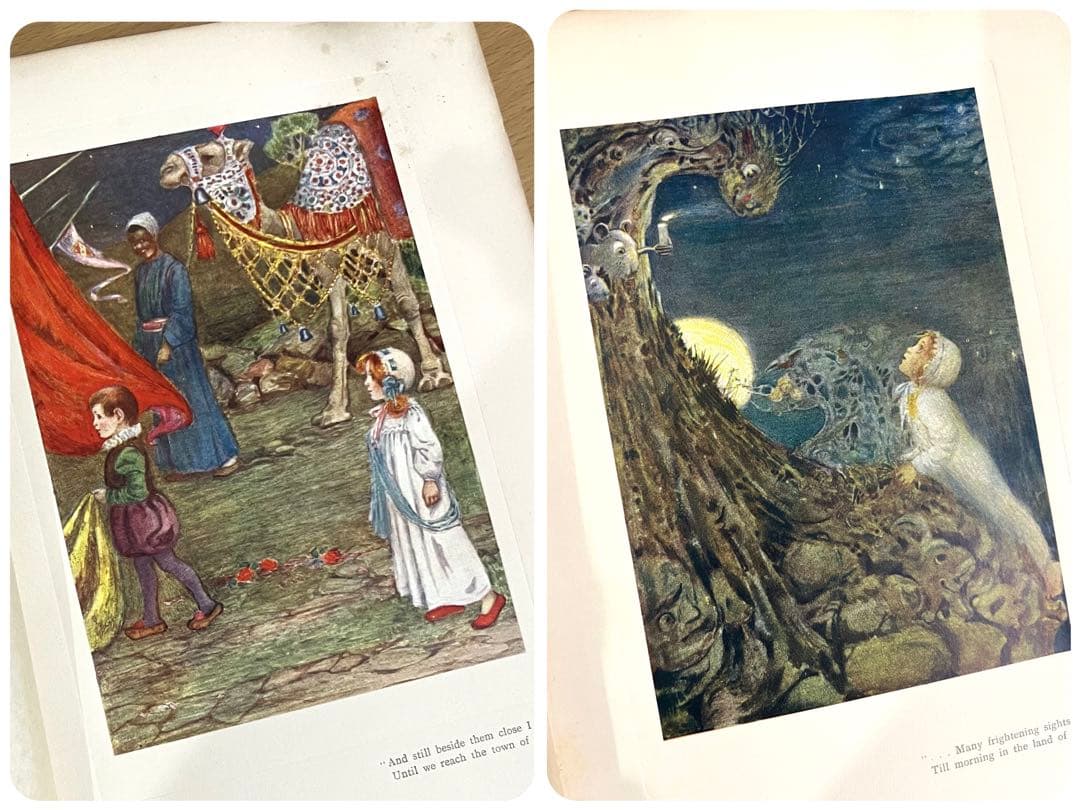 NO.81 希少 洋書 古書 絵本 子どもの詩の園 アンティーク ビンテージ