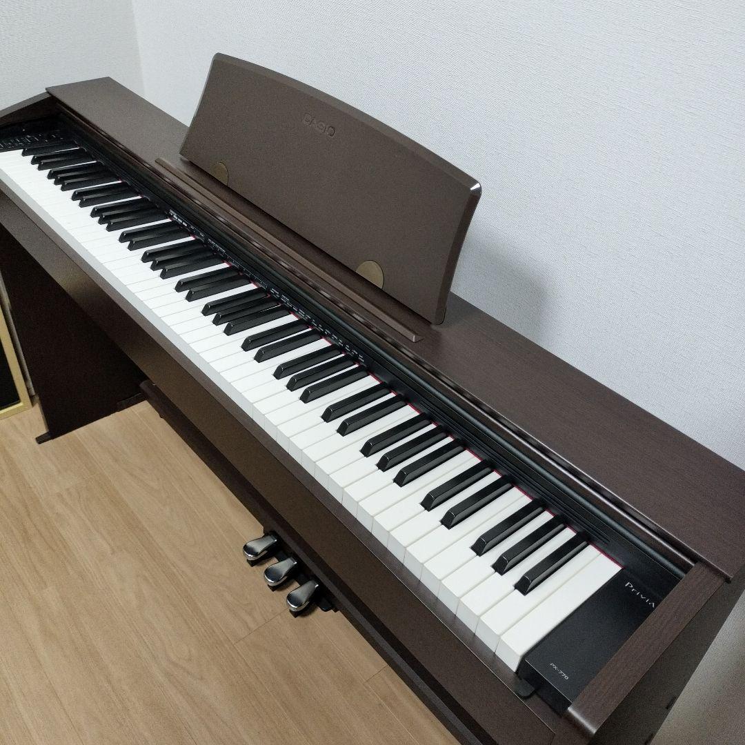引き取り限定 CASIO電子ピアノPriviA px-770 BN 説明書付 | Shop at