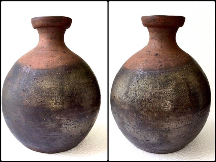 室町時代 【 古備前撫徳利 】 *桂又三郎 *極めの鑑定書付* 極上逸品