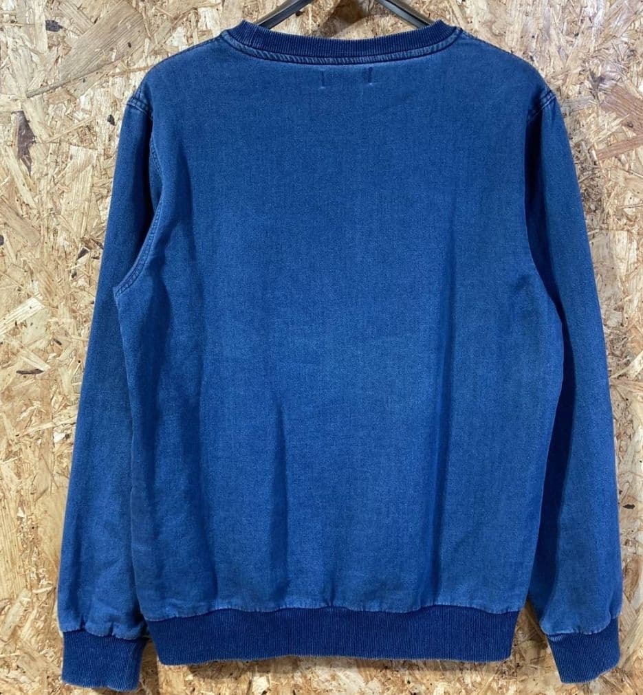 アディダスオリジナルス トレーナーデニム風 スウェット Oサイズ