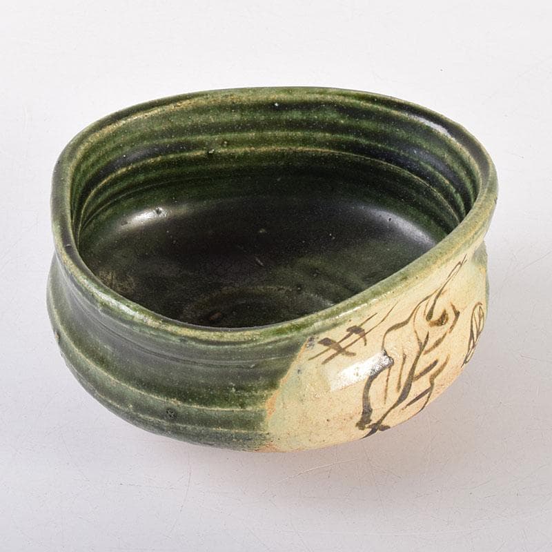 茶道具 織部焼 沓茶碗 桐箱付 N 7046 - メルカリ