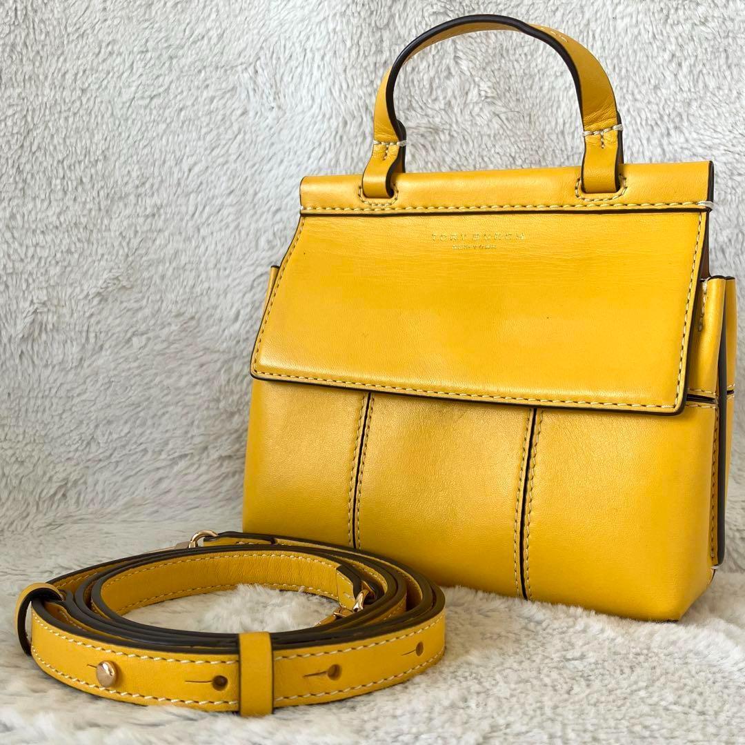 トリーバーチ レザー 2way サッチェル ミニハンドショルダーバッグ