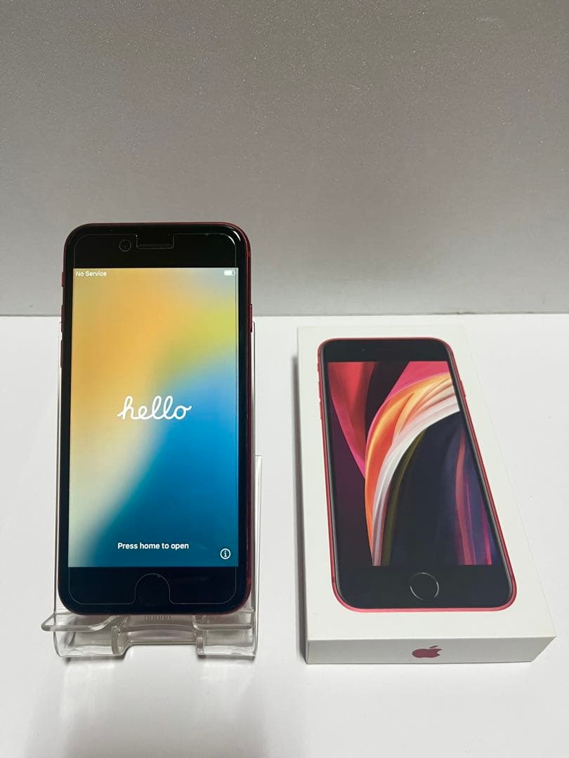 iPhone SE 第2世代 64GB レッド SIMフリー 初期化済 箱あり Amazon | 【整備済み品】 Apple iPhone SE（第2世代） 64GB (PRODUCT