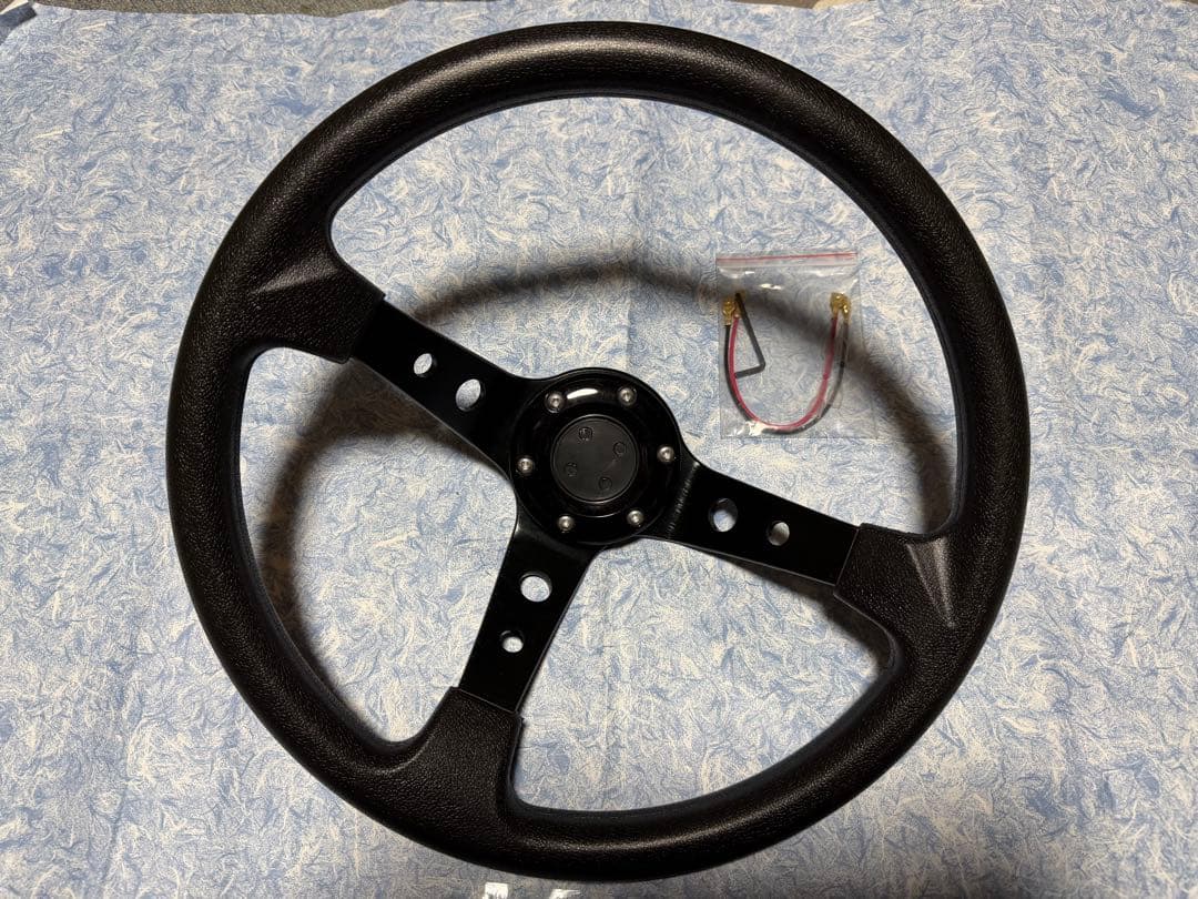 黒 3スポーク ステアリング 本体 - メルカリ