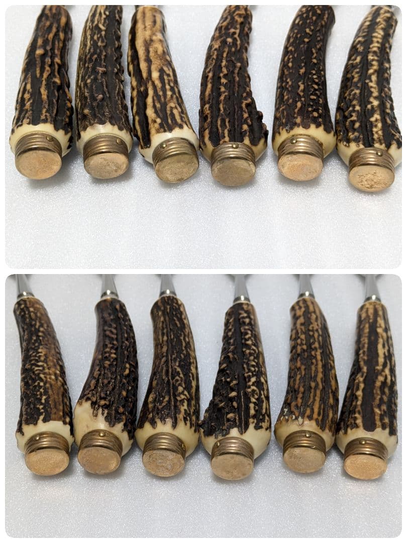 ゾーリンゲン 鹿角 カトラリーセット フォーク ナイフ B204