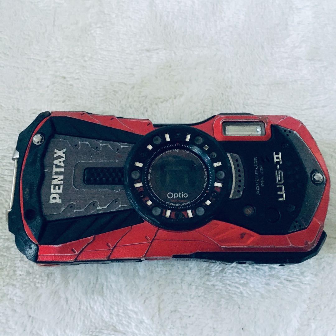 PENTAX WG-Ⅱ 防水 防塵 耐衝撃 現場 タフカメラ オールドコンデジ