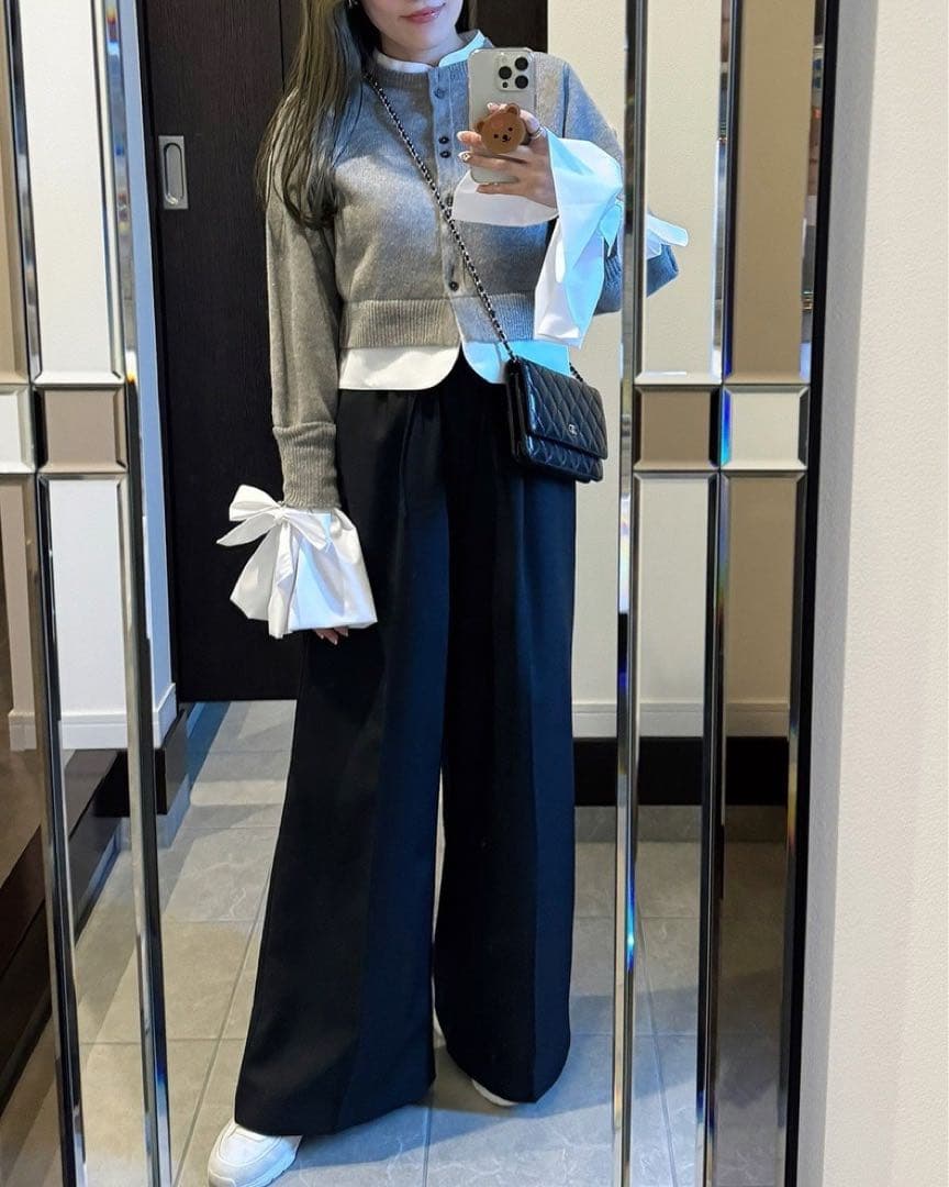 新品 Bibiy ANGELIQUE KNIT色ネイビー