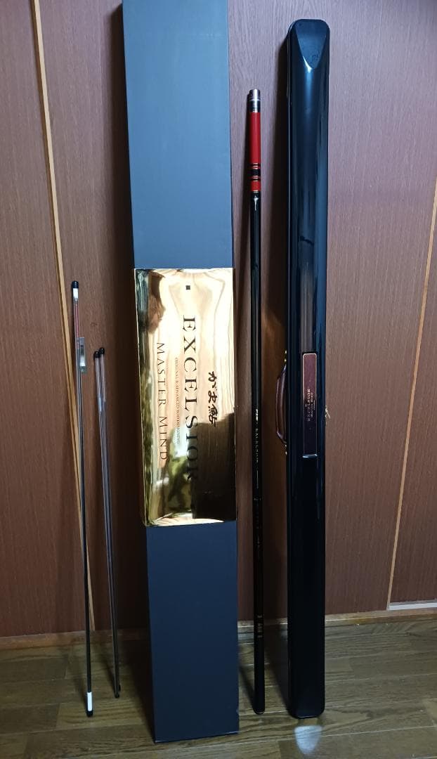 (美品)がま鮎エクセルシオマスターマインド•引抜急瀬9.0m