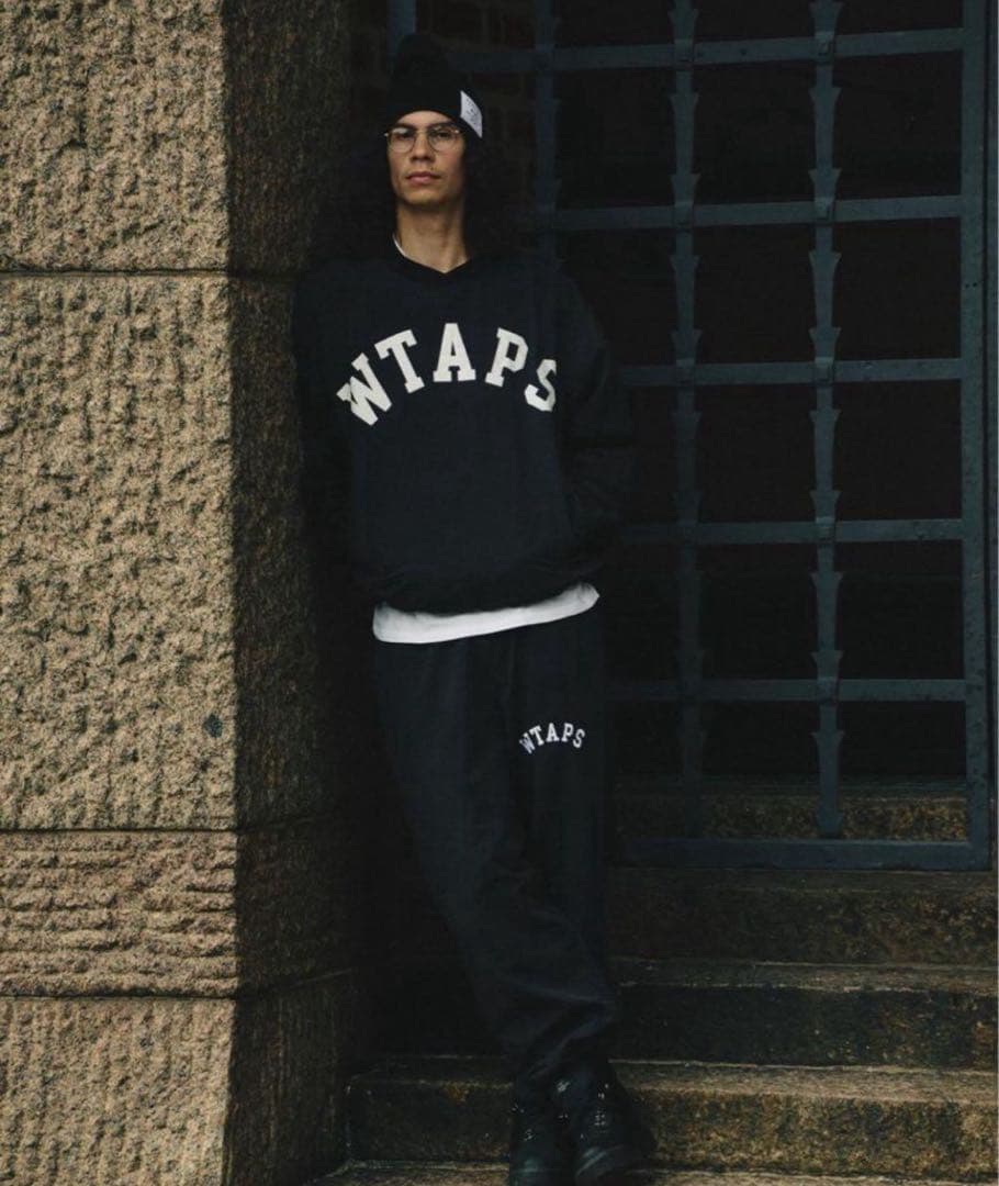 美品 WTAPS Finder LS Nylon Tussah \"Black\"