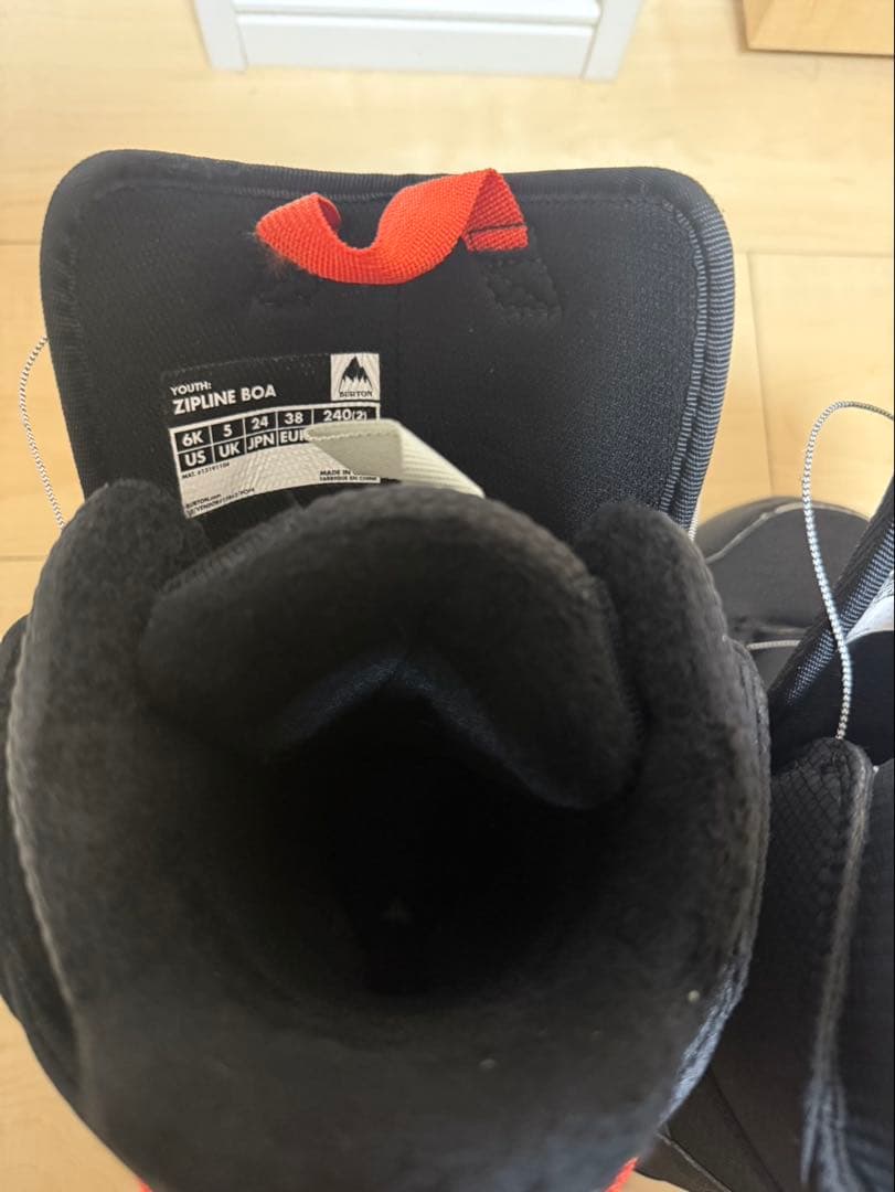 Burton ZIPLINE BOA 24.0cm 子供用スノーボードブーツ