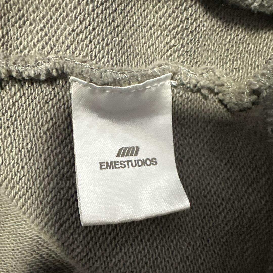 EME STUDIOS グレー フーディ パーカー グレー STUDIOS フーディ EME