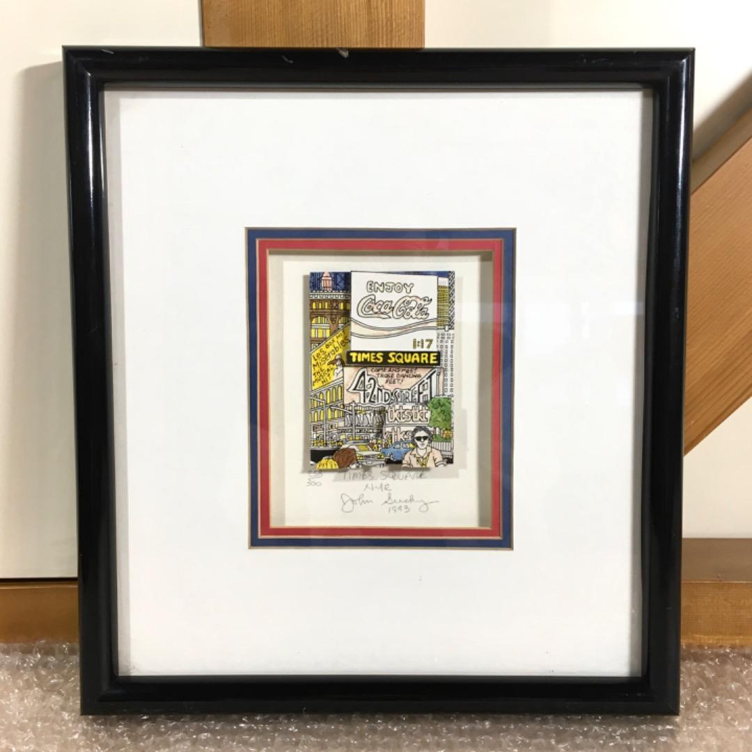 ○John Suchy ジョン サッチー タイムズスクエア 1993 3Dアート